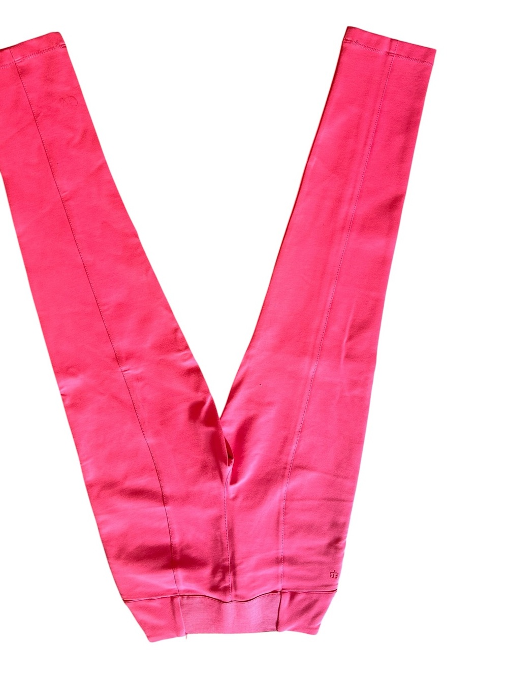 Betabrand Slim Pull-On Leggings in Bright Pink - Picture 5 of 5